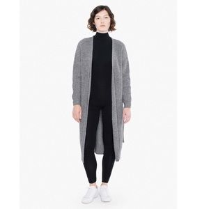 American Apparel, HeatherGray Sweater Duster, XS/S